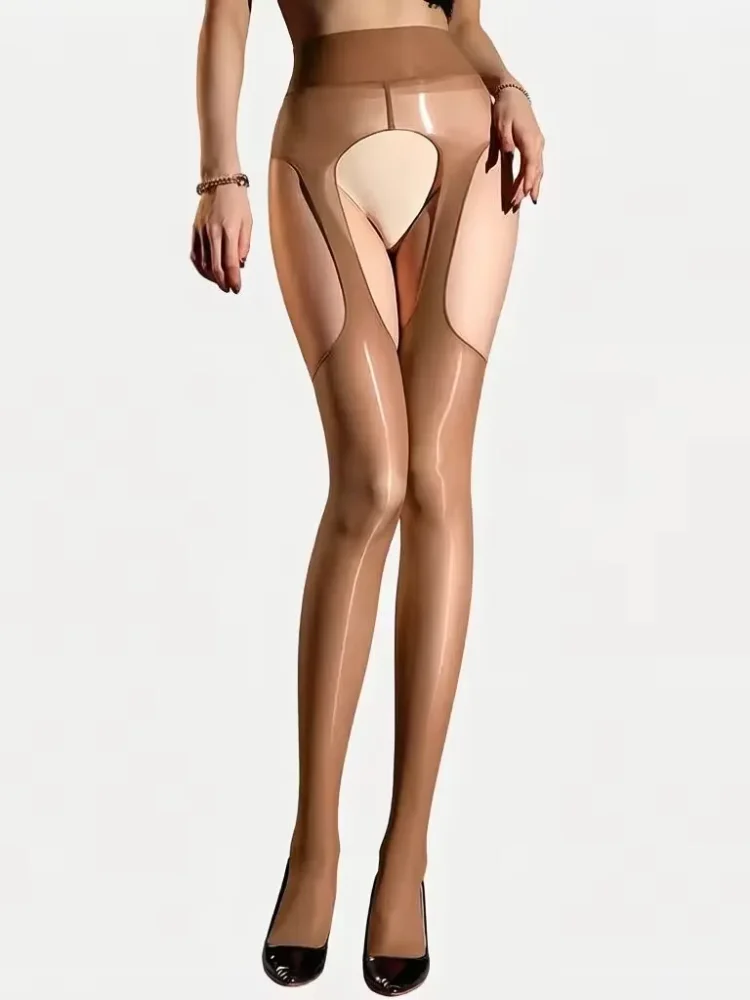 Sexy Women Four Sided Open Crotch Hollow Out Elastic 912 Pin Smooth Pantyhose Oil Shiny Shaping Tights High Waist Maid Stockings
Sexy Women Four Sided Open Crotch Hollow Out Elastic 912 Pin Smooth Pantyhose Oil Shiny Shaping Tights High Waist Maid Stockings