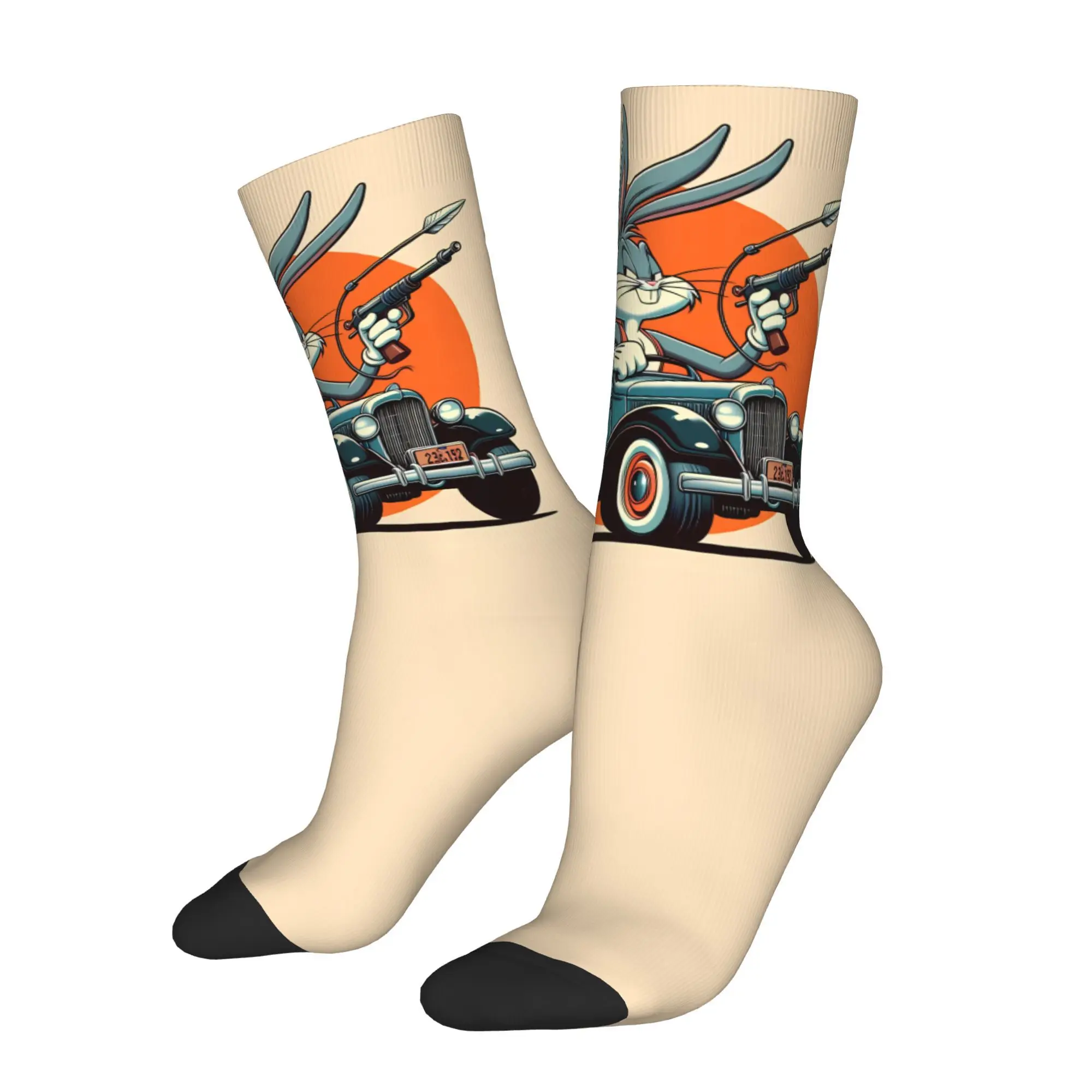 Magic Funny Rabbit Animation Men Cycling Socks All Season Breathable Athletic Crew Socks for Spring Summer Fall Winter
Magic Funny Rabbit Animation Men Cycling Socks All Season Breathable Athletic Crew Socks for Spring Summer Fall Winter