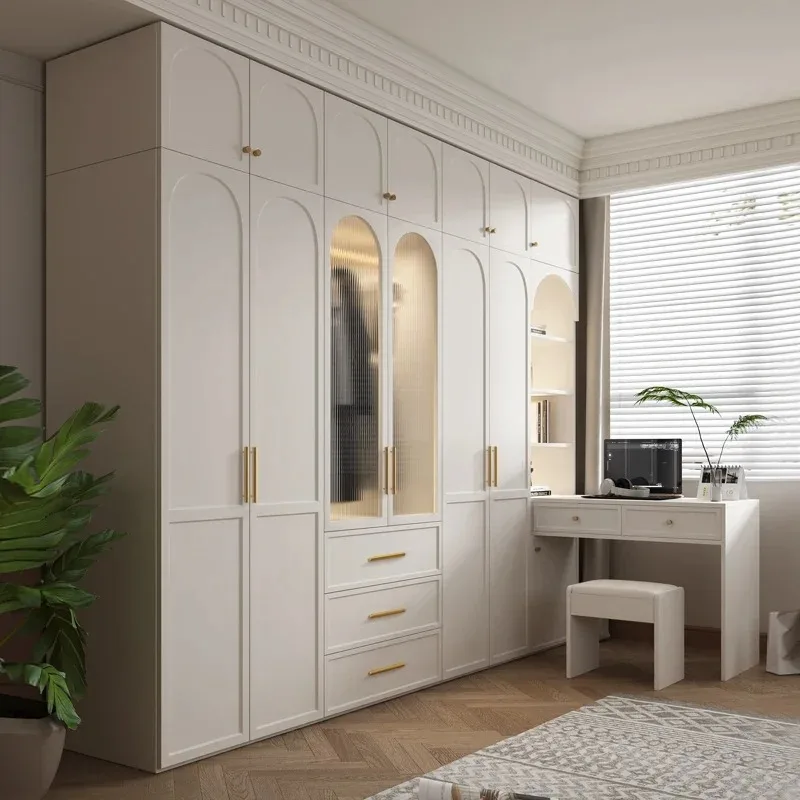 Customized Vanity Wardrobes Hanging Clothes White Organizer Bedroom Wardrobe Closet Storage Clothes Armario Resina Furniture
Customized Vanity Wardrobes Hanging Clothes White Organizer Bedroom Wardrobe Closet Storage Clothes Armario Resina Furniture