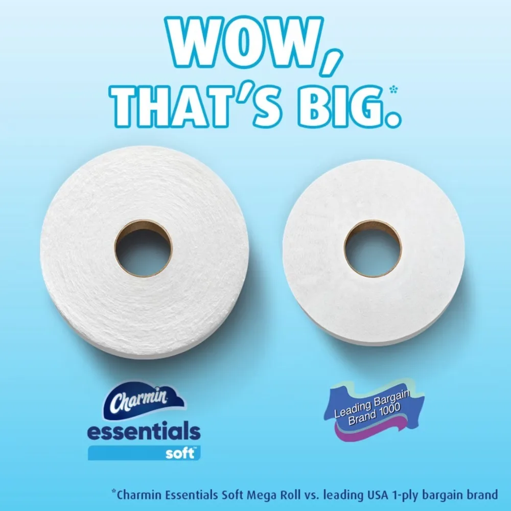 Big Discount Soft Toilet Paper 6 Mega Rolls 330 Sheets Per Roll Great Offer Cost Effective Bath Tissue
Big Discount Soft Toilet Paper 6 Mega Rolls 330 Sheets Per Roll Great Offer Cost Effective Bath Tissue