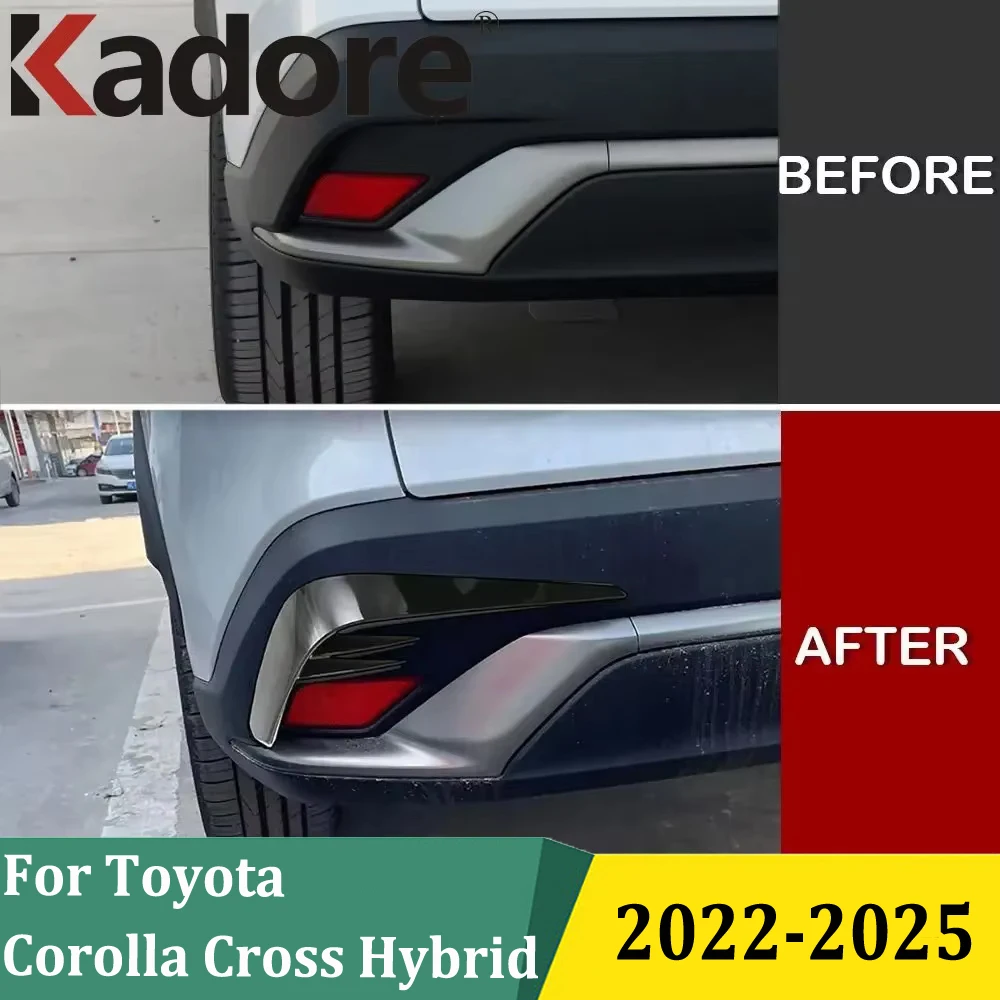 Для Toyota Corolla Cross Hybrid 2022-2025 задние противотуманные фары полоски для бровей противотуманные фары крышка век отделка внешние аксессуары автомобиля
Для Toyota Corolla Cross Hybrid 2022-2025 задние противотуманные фары полоски для бровей противотуманные фары крышка век отделка внешние аксессуары автомобиля