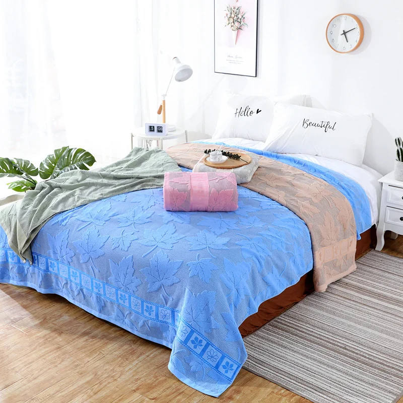 Washable Summer Air Conditioner Sleeping Blanket Breathable Bed Sofa Office Throw Blankets Summer Cotton Towel Blanket
Washable Summer Air Conditioner Sleeping Blanket Breathable Bed Sofa Office Throw Blankets Summer Cotton Towel Blanket
