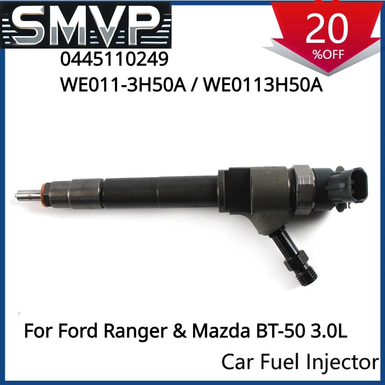 0445110249 New Diesel Fuel Injector Assy for Ford Ranger & Mazda BT50 3.0L 2006 - 2012 WE0113H50
0445110249 New Diesel Fuel Injector Assy for Ford Ranger & Mazda BT50 3.0L 2006 - 2012 WE0113H50