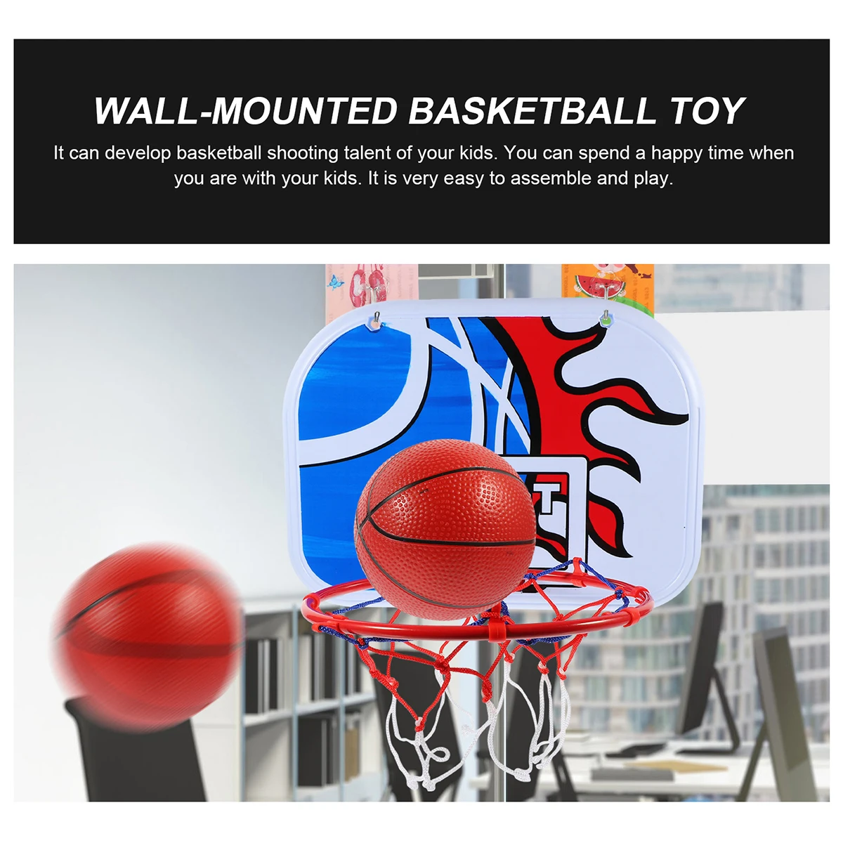 Wall Mounted Toy Set Mini Hoop Kids Indoor Outdoor Eco ABS Safe Basketball Toy Set Shooting Talent Gift
Wall Mounted Toy Set Mini Hoop Kids Indoor Outdoor Eco ABS Safe Basketball Toy Set Shooting Talent Gift