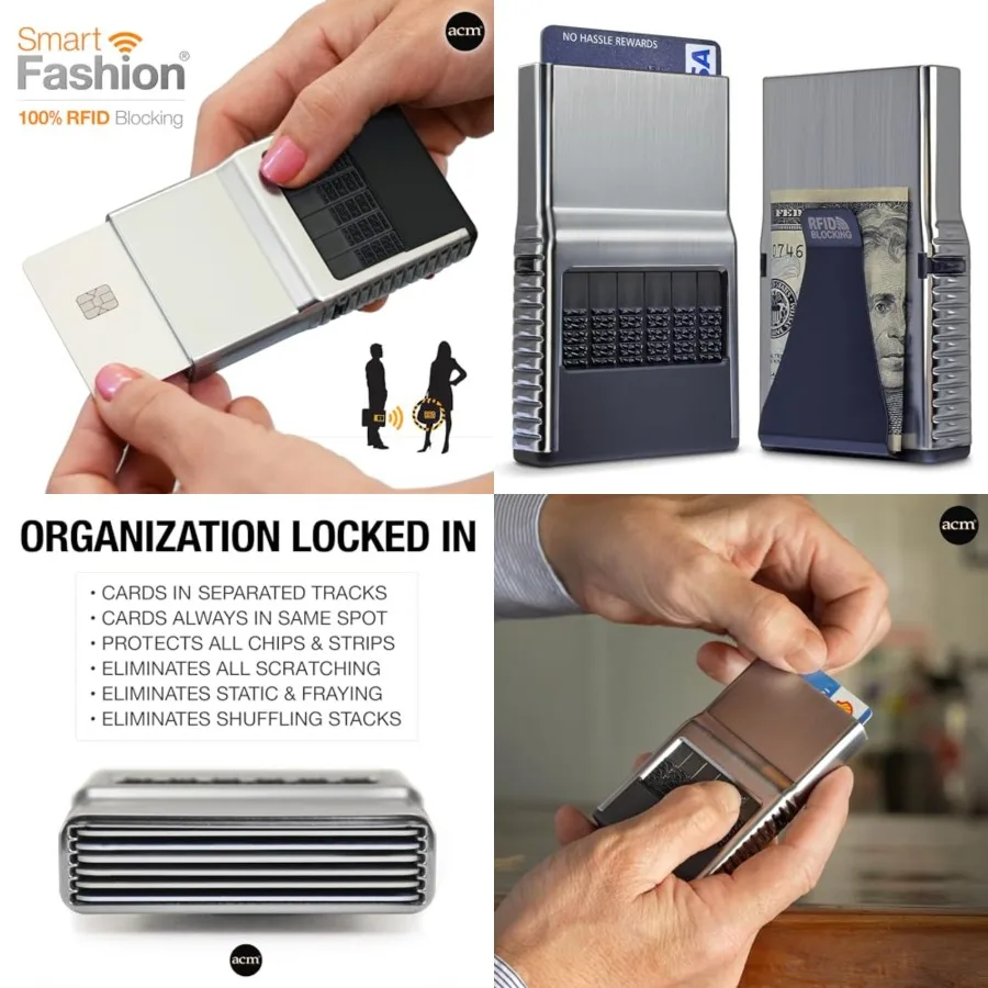 ACM 2.0 Featherweight Wallet - Exact Card Select and Storage - RFID Blocking with Patented Scratch and Damage Free Card Protect
ACM 2.0 Featherweight Wallet - Exact Card Select and Storage - RFID Blocking with Patented Scratch and Damage Free Card Protect