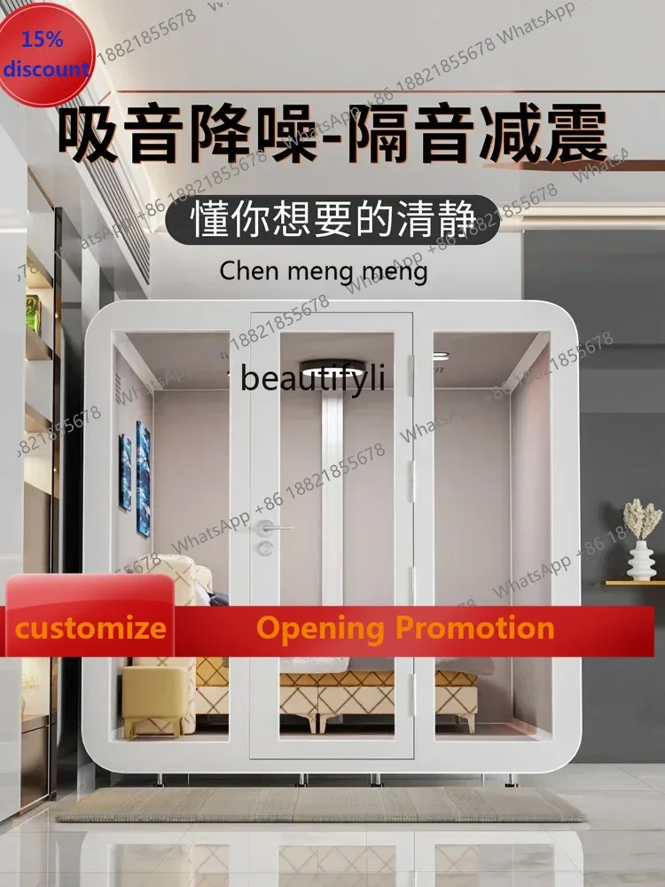 cn8617 ssSoundproof room Recording studio Sleeping cabin Piano room Sleeping cabin Telephone booth Silent indoor soundproof comp
cn8617 ssSoundproof room Recording studio Sleeping cabin Piano room Sleeping cabin Telephone booth Silent indoor soundproof comp