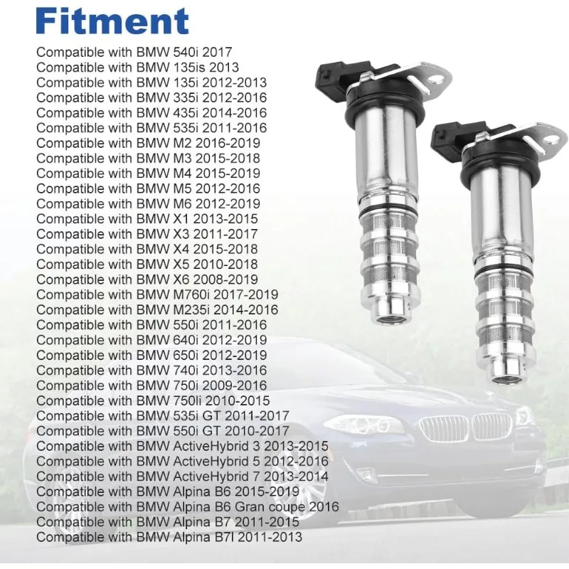 2 шт. соленоиды 11368605123, совместимые с BMW 135i 135is 335i 535i 550i 640i 650i 740i X3 X5 X6 M3 M4 M5 M6 X1 X4 11367561265
2 шт. соленоиды 11368605123, совместимые с BMW 135i 135is 335i 535i 550i 640i 650i 740i X3 X5 X6 M3 M4 M5 M6 X1 X4 11367561265
