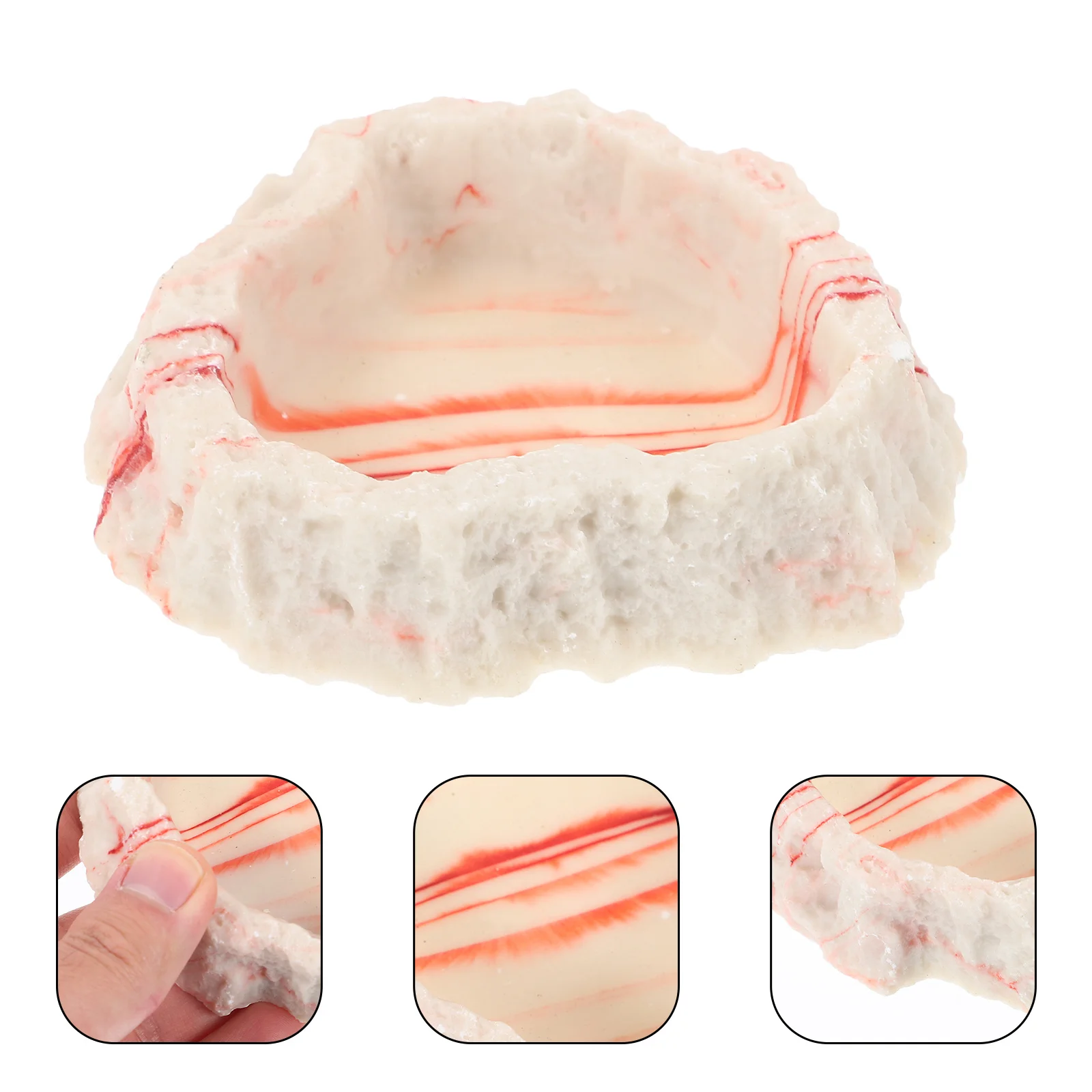 Resin Rock Reptile Feeding Bowl Durable Food Dish Water Tray for Bearded Dragon Lizard Tortoise Reptile Food Bowl
Resin Rock Reptile Feeding Bowl Durable Food Dish Water Tray for Bearded Dragon Lizard Tortoise Reptile Food Bowl