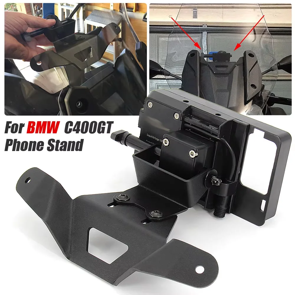 New Motorcycle Front Phone Stand Holder For BMW C400GT C 400GT C400 GT Smartphone Phone GPS Navigation Plate Bracket
New Motorcycle Front Phone Stand Holder For BMW C400GT C 400GT C400 GT Smartphone Phone GPS Navigation Plate Bracket