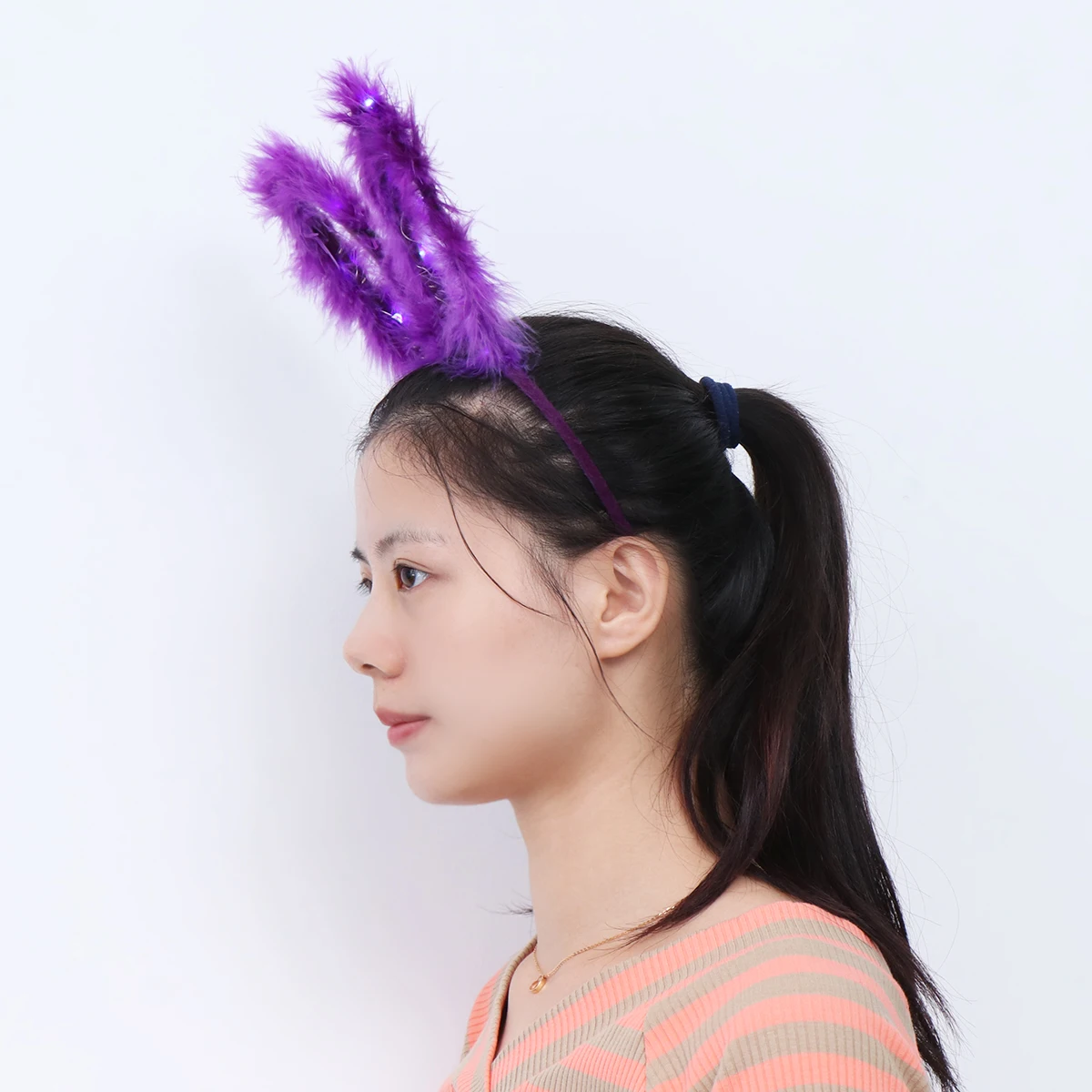 Glowing Rabbit Ear Headband Led Hairband Luminous Party Cosplay Hair Flashing Dark Purple Free Size For Women
Glowing Rabbit Ear Headband Led Hairband Luminous Party Cosplay Hair Flashing Dark Purple Free Size For Women