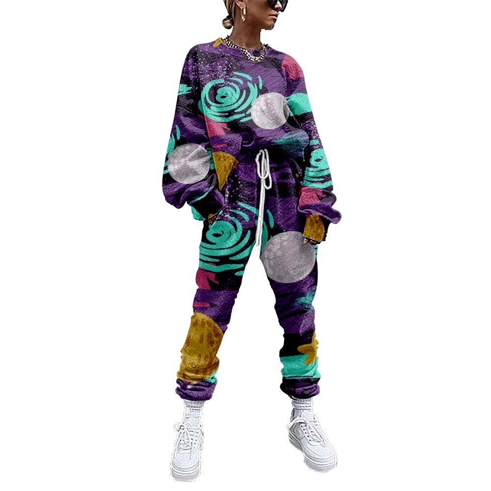 Women Tracksuit 2 Piece Outfit Sweatshirt+Straight Sweatpants Matching Set Moon Star Space Fitness Sporty Streetwear 3
Women Tracksuit 2 Piece Outfit Sweatshirt+Straight Sweatpants Matching Set Moon Star Space Fitness Sporty Streetwear 3