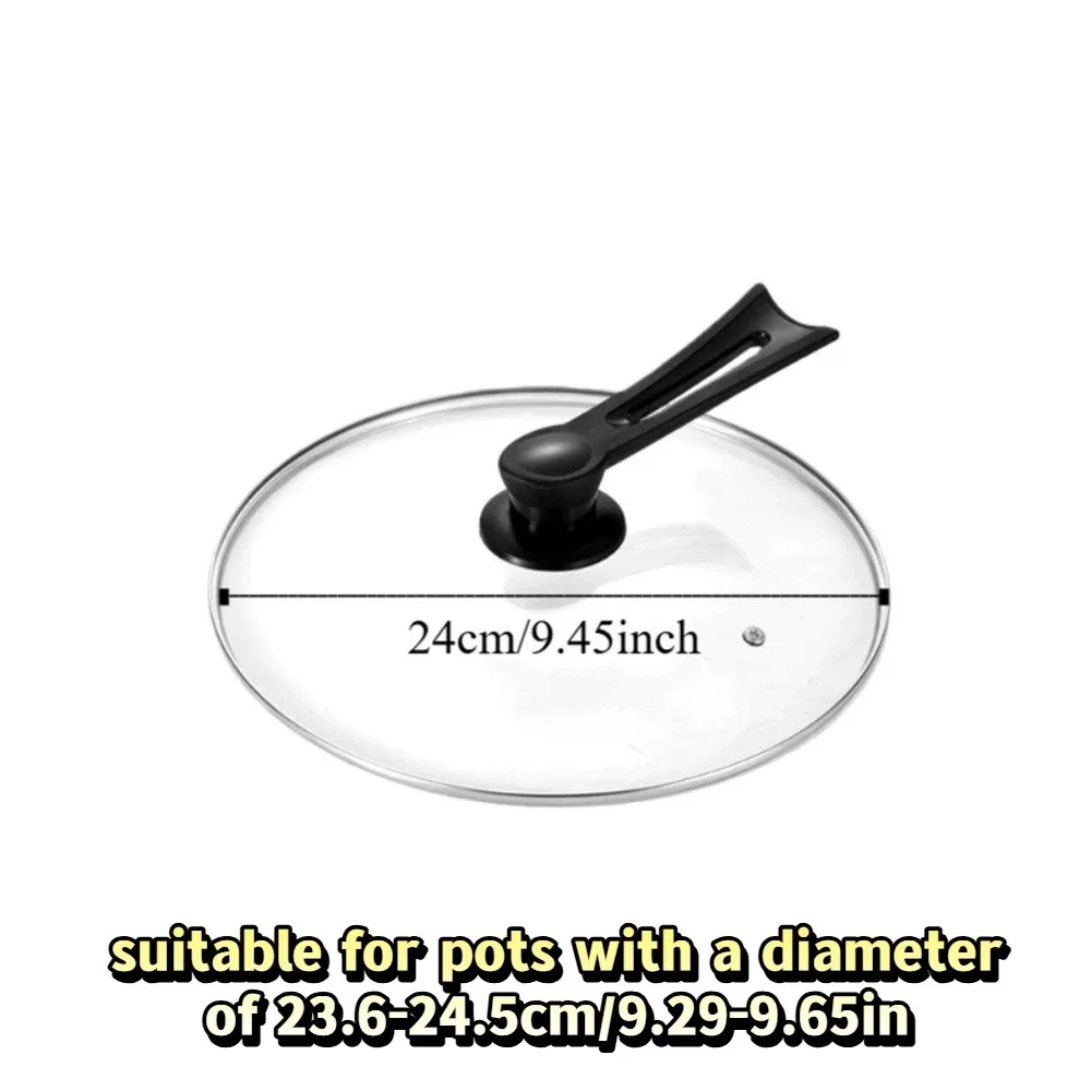 Крышка для кастрюли из закаленного стекла 14-38 см/6-15 дюймов с черной пластиковой ручкой, термостойкая, универсальная, с защитой от ожогов
Крышка для кастрюли из закаленного стекла 14-38 см/6-15 дюймов с черной пластиковой ручкой, термостойкая, универсальная, с защитой от ожогов