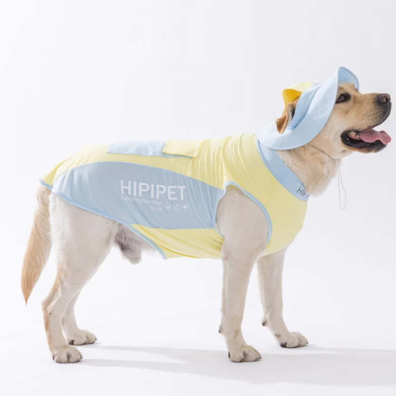 Summer High-Fixed Cool Medium Large Golden Retriever Breathable Mesh Waistcoat Big Pet Dog Clothes
Summer High-Fixed Cool Medium Large Golden Retriever Breathable Mesh Waistcoat Big Pet Dog Clothes