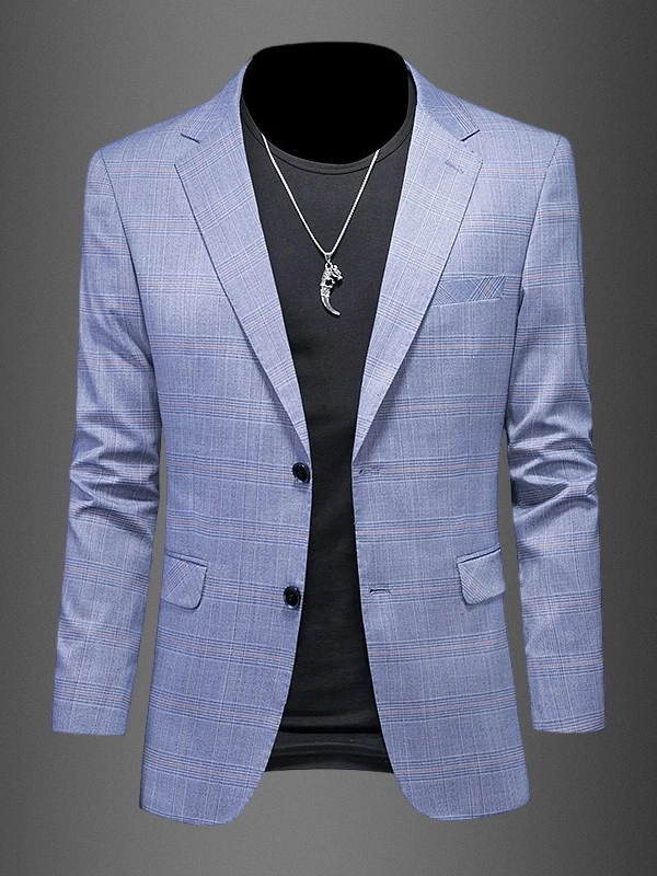 Spring New Plaid Color Block Design Casual Men's Suit Jacket Large Size Breathable Fashion Urban Style Standard Fit Long Sleeve
Spring New Plaid Color Block Design Casual Men's Suit Jacket Large Size Breathable Fashion Urban Style Standard Fit Long Sleeve
