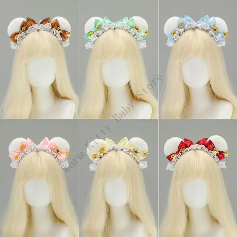 Cute Plush Bear Ear Children Headband Ribbon Bowknot Lace Decor Girls Cosplay Hairband Kids Party Photography Hair Accessories
Cute Plush Bear Ear Children Headband Ribbon Bowknot Lace Decor Girls Cosplay Hairband Kids Party Photography Hair Accessories