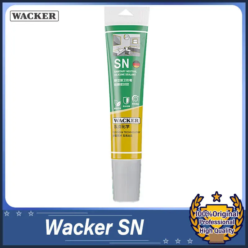 Wacker SN Sanitary Neutral 120ml Sealant with Outstanding Adhesion for Sealing
Wacker SN Sanitary Neutral 120ml Sealant with Outstanding Adhesion for Sealing