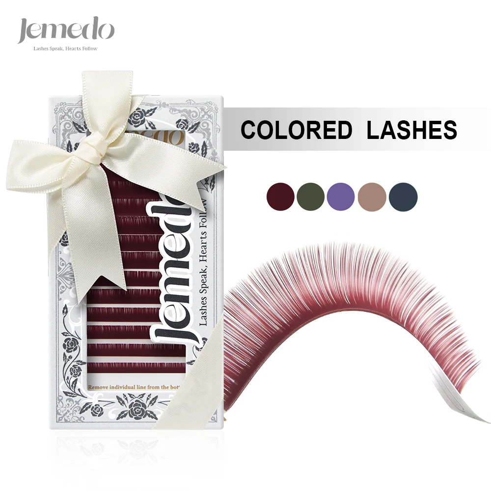 JEMEDO Colored Eyelash Extension Morandi False Colorful Individual Lashes Mix 8-15mm Color False Mink Lash Extensions for Makeup
JEMEDO Colored Eyelash Extension Morandi False Colorful Individual Lashes Mix 8-15mm Color False Mink Lash Extensions for Makeup