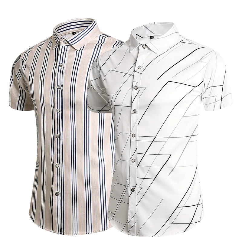 Summer new men's short-sleeved shirt urban fashion casual large size short-sleeved
Summer new men's short-sleeved shirt urban fashion casual large size short-sleeved