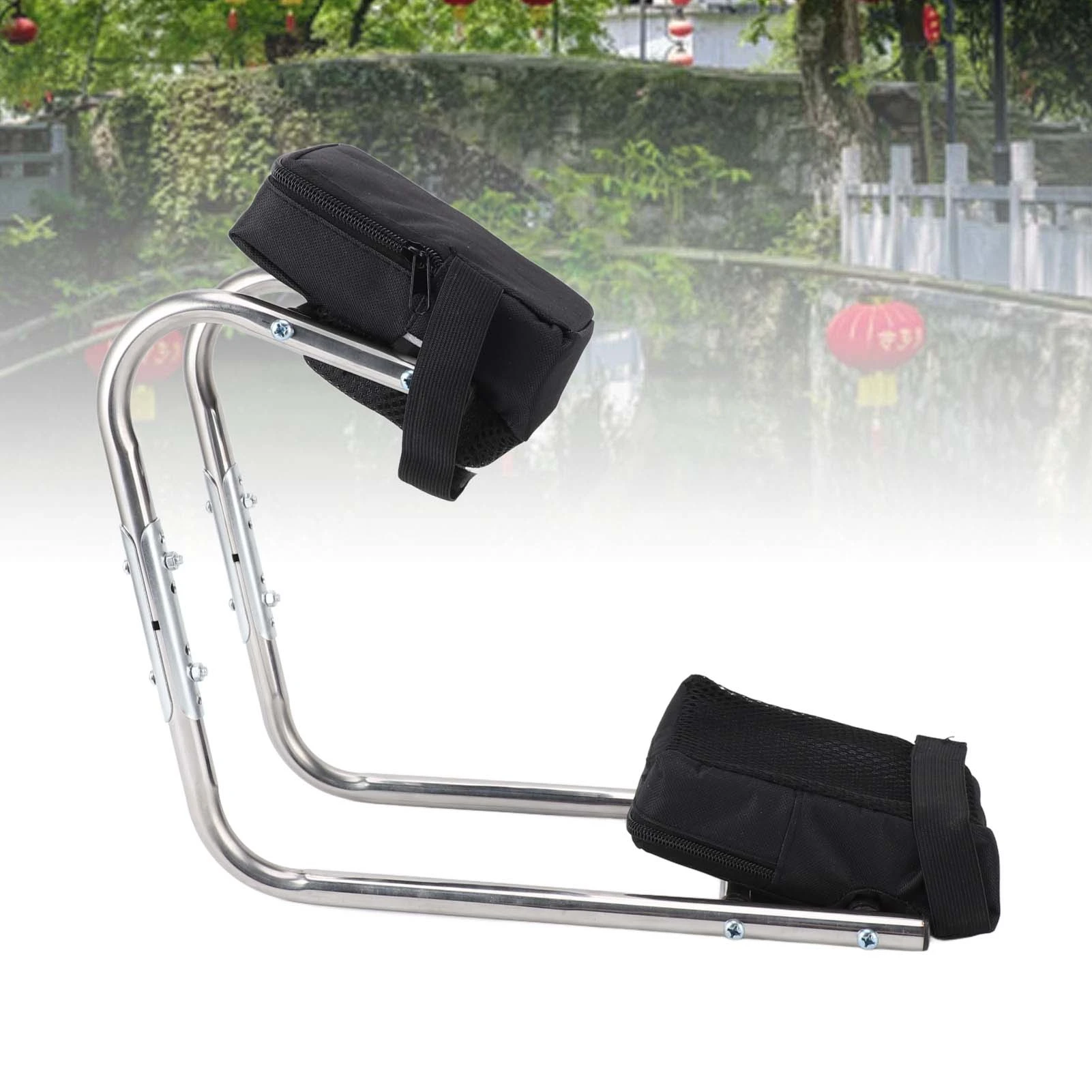 Knee Seat Gardening Tool Reduce Stress Stainless Steel Portable Gardening Kneeler Ergonomic High Load Bearing for Plant Garlic
Knee Seat Gardening Tool Reduce Stress Stainless Steel Portable Gardening Kneeler Ergonomic High Load Bearing for Plant Garlic