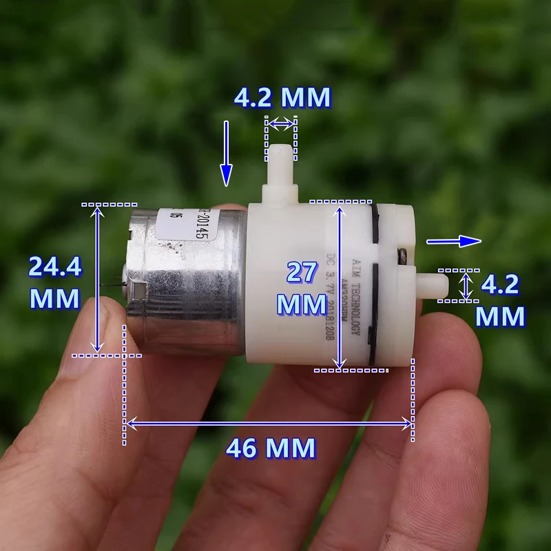 Small Mini 320 Motor Diaphragm Pump AM320HPM DC 3V 3.7V Vacuum Air Pump Negative Pressure Suction Pump DIY Breast Pump Inflator
Small Mini 320 Motor Diaphragm Pump AM320HPM DC 3V 3.7V Vacuum Air Pump Negative Pressure Suction Pump DIY Breast Pump Inflator