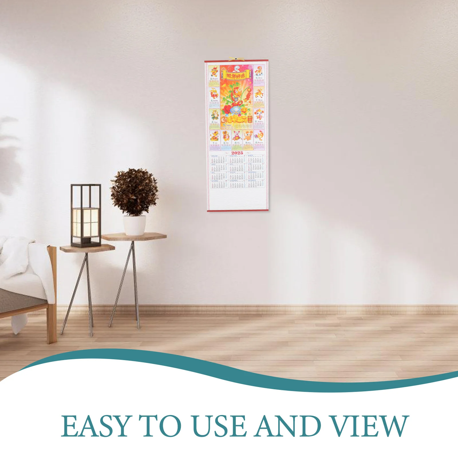 Chinese Hanging Calendar Snake Year Clear Printed Wall Calendar Monthly Planner Home Office Decorative Journal 
Chinese Hanging Calendar Snake Year Clear Printed Wall Calendar Monthly Planner Home Office Decorative Journal