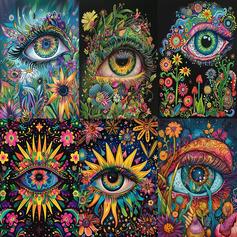 Fantasy Flower Eyes DIY Diamond Painting Entrance Bedroom Living Room Decorative Painting
Fantasy Flower Eyes DIY Diamond Painting Entrance Bedroom Living Room Decorative Painting