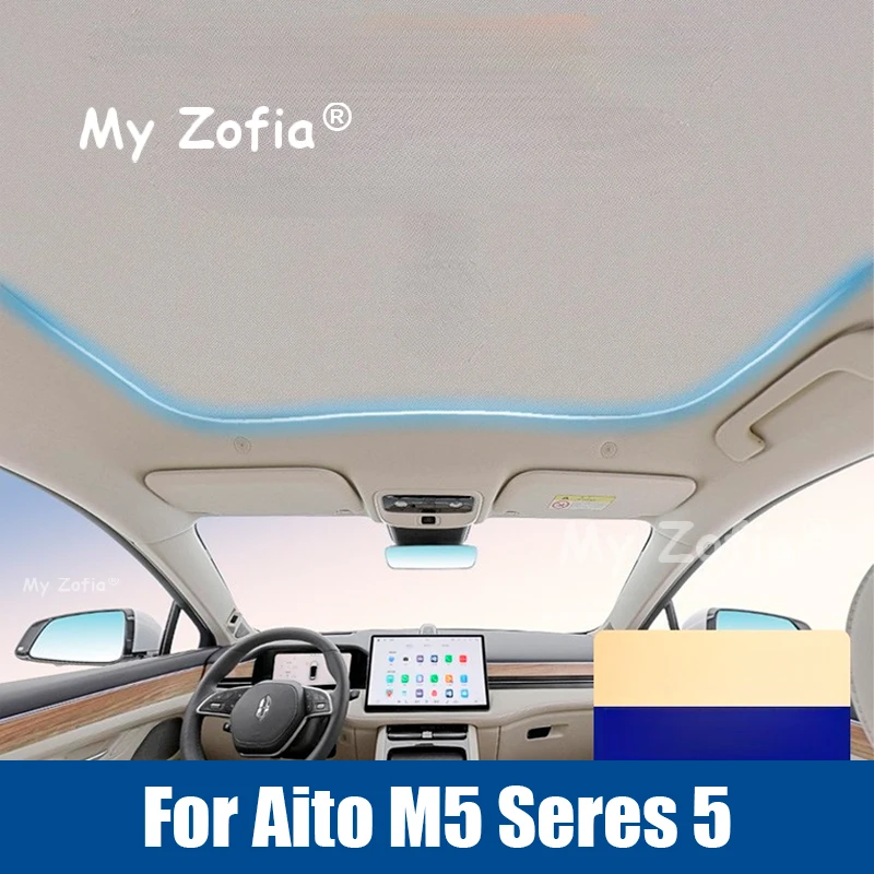 For AITO M5 SERES 5 2023 2024 2025 Sunshade Panoramic Sunroof Cover Sunshade Protection Heat Insulation Accessories
For AITO M5 SERES 5 2023 2024 2025 Sunshade Panoramic Sunroof Cover Sunshade Protection Heat Insulation Accessories