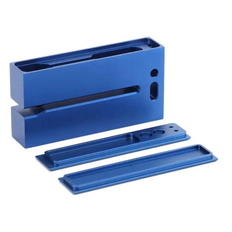Custom Precision CNC Machining Blue Anodized Aluminum Enclosure Electronic Project Box Case
Custom Precision CNC Machining Blue Anodized Aluminum Enclosure Electronic Project Box Case