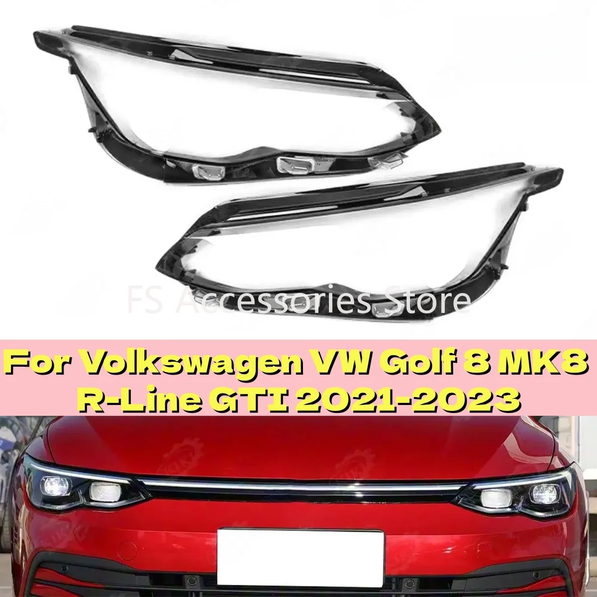 Left&Right Side Car Headlamp Lens Shell For Volkswagen VW Golf 8 MK8 R-Line GTI 2021-2023 Replace Headlight Housing Lens
Left&Right Side Car Headlamp Lens Shell For Volkswagen VW Golf 8 MK8 R-Line GTI 2021-2023 Replace Headlight Housing Lens