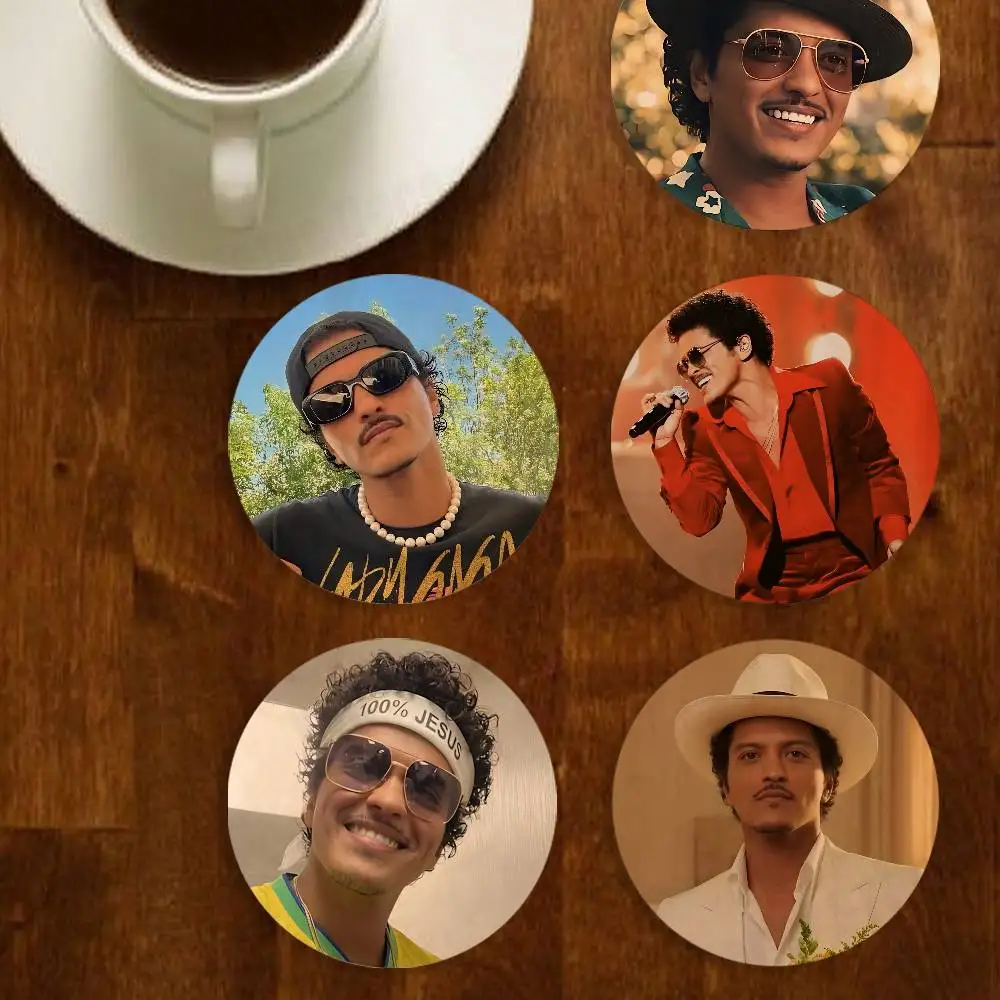 Hot B-Bruno Mars Singer Wooden Coaster Round Anti-Scald Anti-Slip Properties for Home Use Tabletop Coffee shop Decor
Hot B-Bruno Mars Singer Wooden Coaster Round Anti-Scald Anti-Slip Properties for Home Use Tabletop Coffee shop Decor
