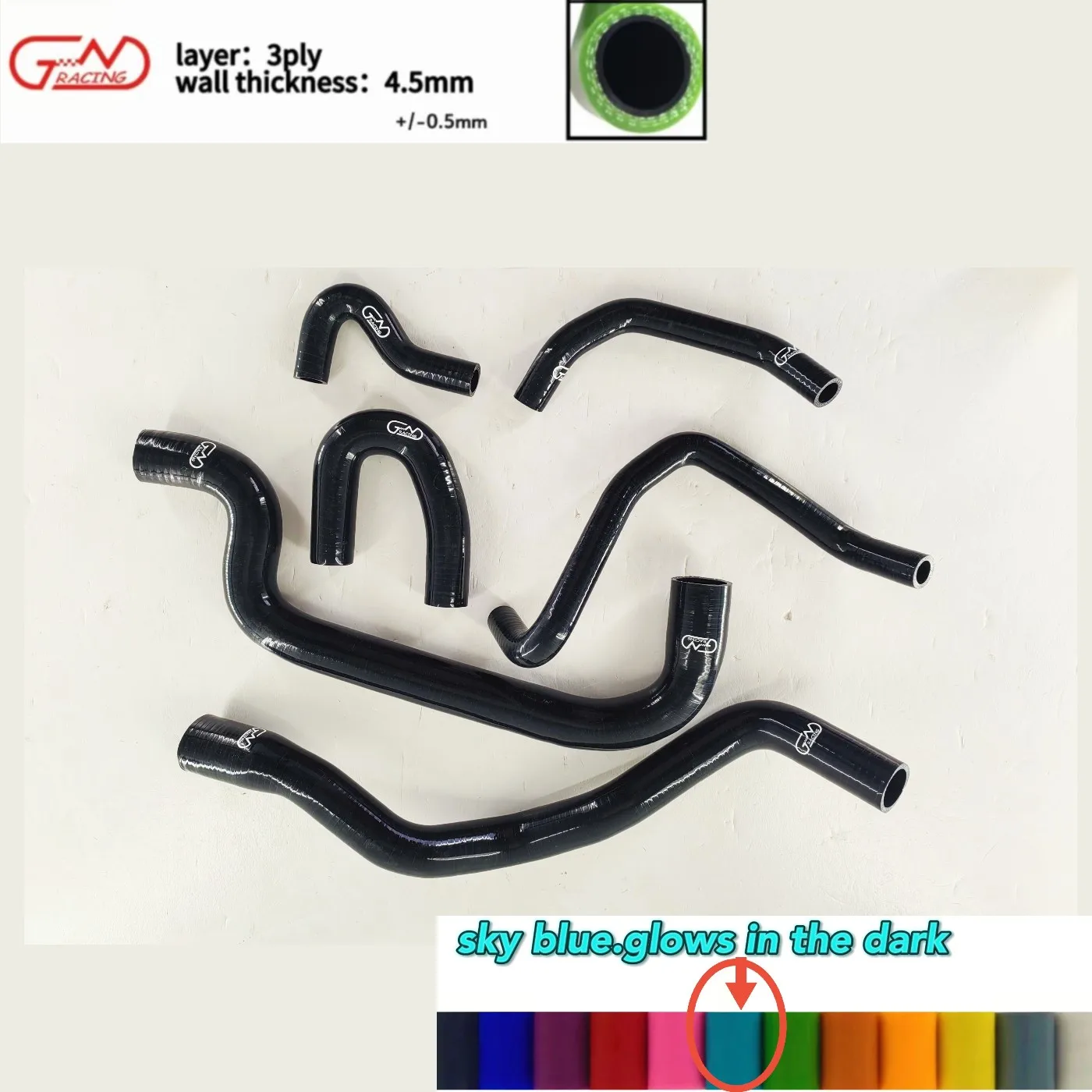 Silicone Radiator Heater Coolant Hose Compatible For Nissan Maxima SE with 3.0L V6 VE30DE 1992 1993 1994
Silicone Radiator Heater Coolant Hose Compatible For Nissan Maxima SE with 3.0L V6 VE30DE 1992 1993 1994