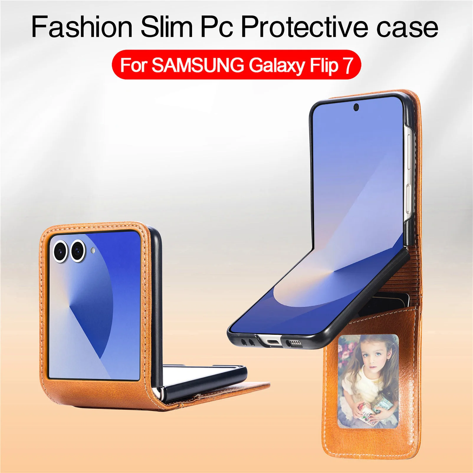 PU Leather Phone Case for Samsung Galaxy Z Flip 7 6 5 4 3 Flip7 Flip6 Flip5 Folding One-piece Card Holder Cover XL002
PU Leather Phone Case for Samsung Galaxy Z Flip 7 6 5 4 3 Flip7 Flip6 Flip5 Folding One-piece Card Holder Cover XL002
