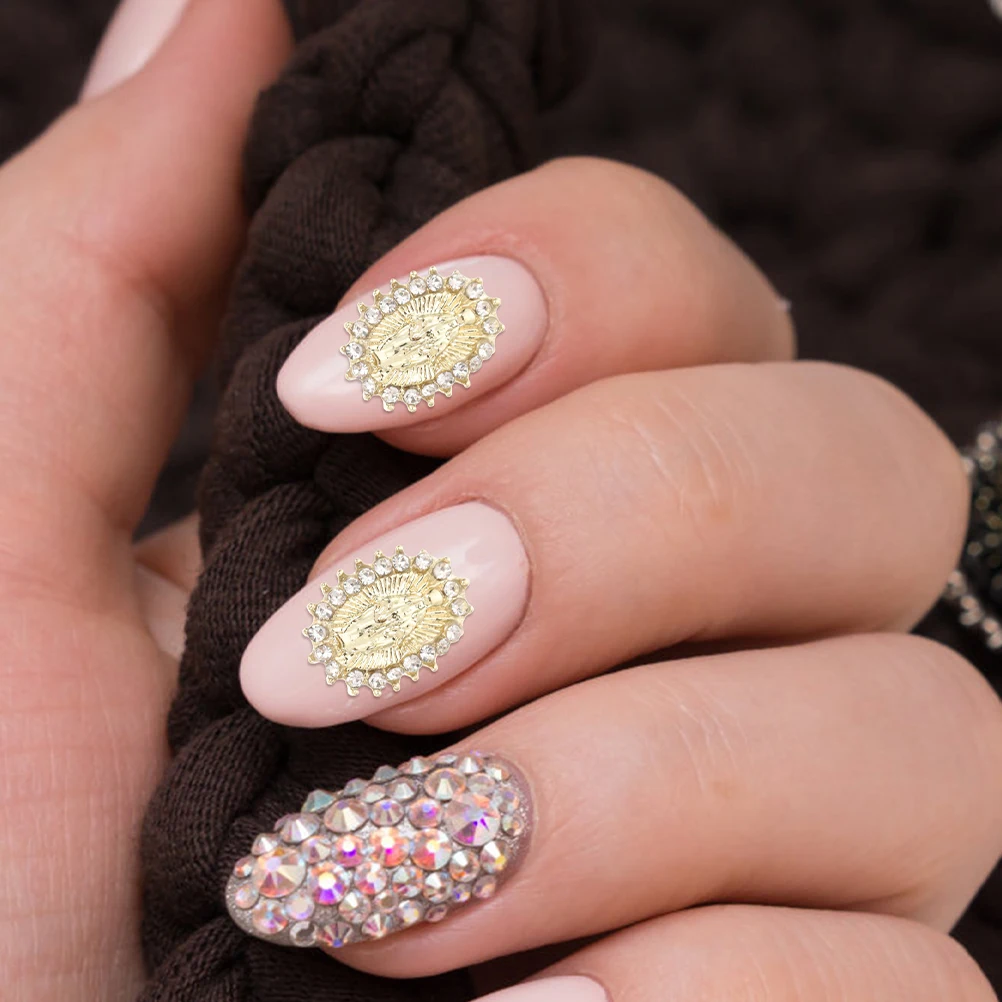 30pcs Diamond Jewelry Gems Virgin Mary Charms Rhinestones Alloy Decorations Acrylic 3D Nail Art Charms Supplies
30pcs Diamond Jewelry Gems Virgin Mary Charms Rhinestones Alloy Decorations Acrylic 3D Nail Art Charms Supplies