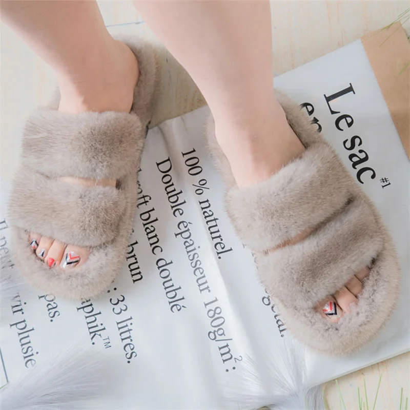 Women's Winter New Plush Slippers Fashion Mink Plush Slippers Women's Home Lazy Warm High Quality Slippers
Women's Winter New Plush Slippers Fashion Mink Plush Slippers Women's Home Lazy Warm High Quality Slippers