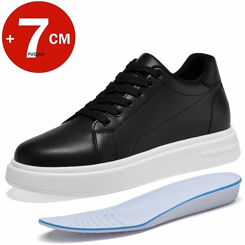 7CM Height Increase Leather Men's Shoes Elevator Casual Shoes for Women Classic Outdoor SkateBoard Sneakers Non-slip Sport Shoes
7CM Height Increase Leather Men's Shoes Elevator Casual Shoes for Women Classic Outdoor SkateBoard Sneakers Non-slip Sport Shoes