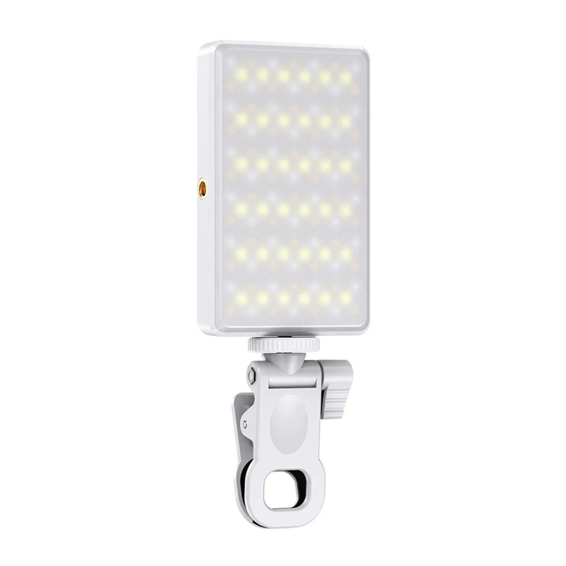 Bi-Color LED Selfie Light With Clip 3000Mah Rechargeable Battery Ideal For Video Conferences, Vlogs, And Laptop Use
Bi-Color LED Selfie Light With Clip 3000Mah Rechargeable Battery Ideal For Video Conferences, Vlogs, And Laptop Use