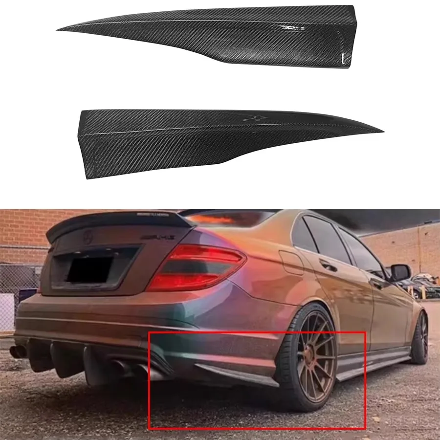 for Mercedes Benz C Class W204 C63 AMG 2007-2014 Carbon Fiber wrap angle Car Rear Bumper Splitter Corner Trim Upgrade Body Kit
for Mercedes Benz C Class W204 C63 AMG 2007-2014 Carbon Fiber wrap angle Car Rear Bumper Splitter Corner Trim Upgrade Body Kit