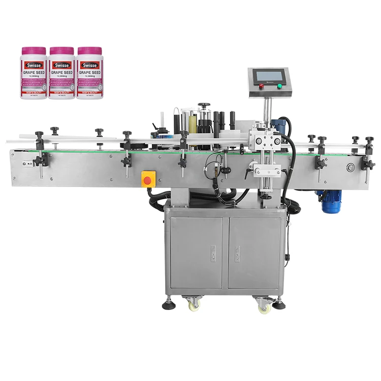 Hot Sale Double-Sided Labeling Machine Flat and Round Bottle Wrapping with Printer for Food Jar Labelling
Hot Sale Double-Sided Labeling Machine Flat and Round Bottle Wrapping with Printer for Food Jar Labelling