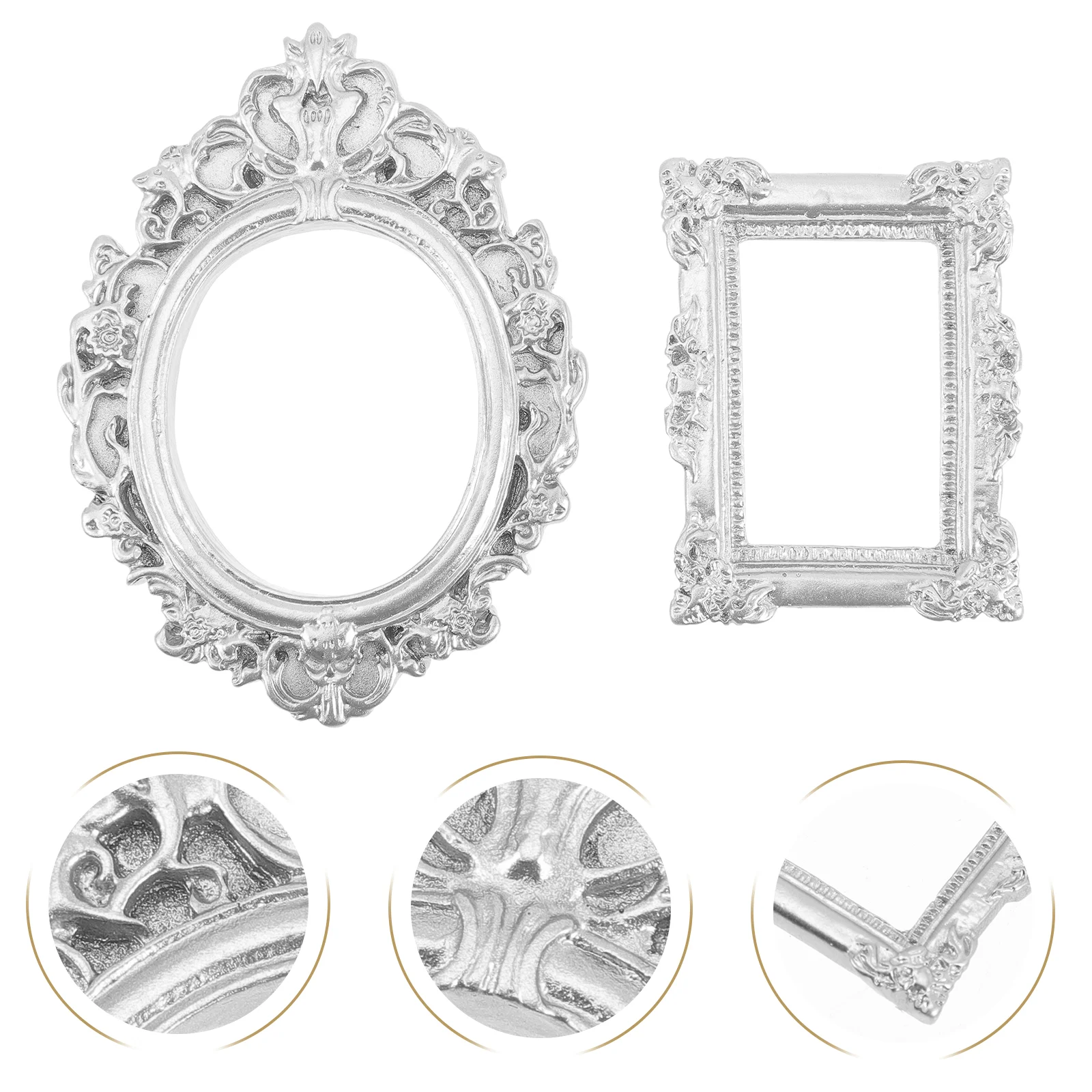 12 Pcs Gold Picture Frame Photo Vintage Frames Decoration Silver Resin Mini Office
12 Pcs Gold Picture Frame Photo Vintage Frames Decoration Silver Resin Mini Office