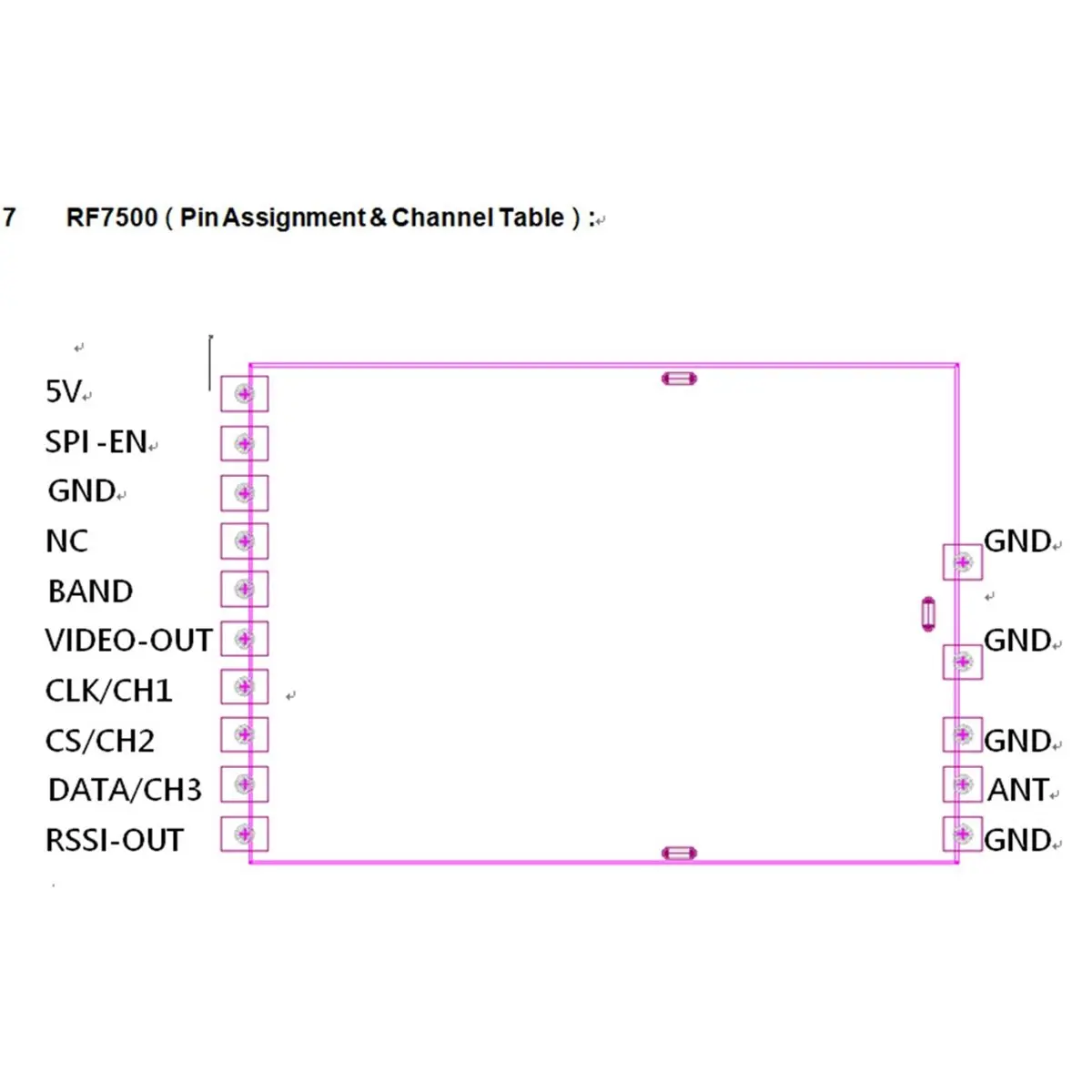 New Electronics RF7500 6G-7.5G VRX Receiver Module FPV Analog Video Receiver Module SPI Module Superior RSSI Signal
New Electronics RF7500 6G-7.5G VRX Receiver Module FPV Analog Video Receiver Module SPI Module Superior RSSI Signal