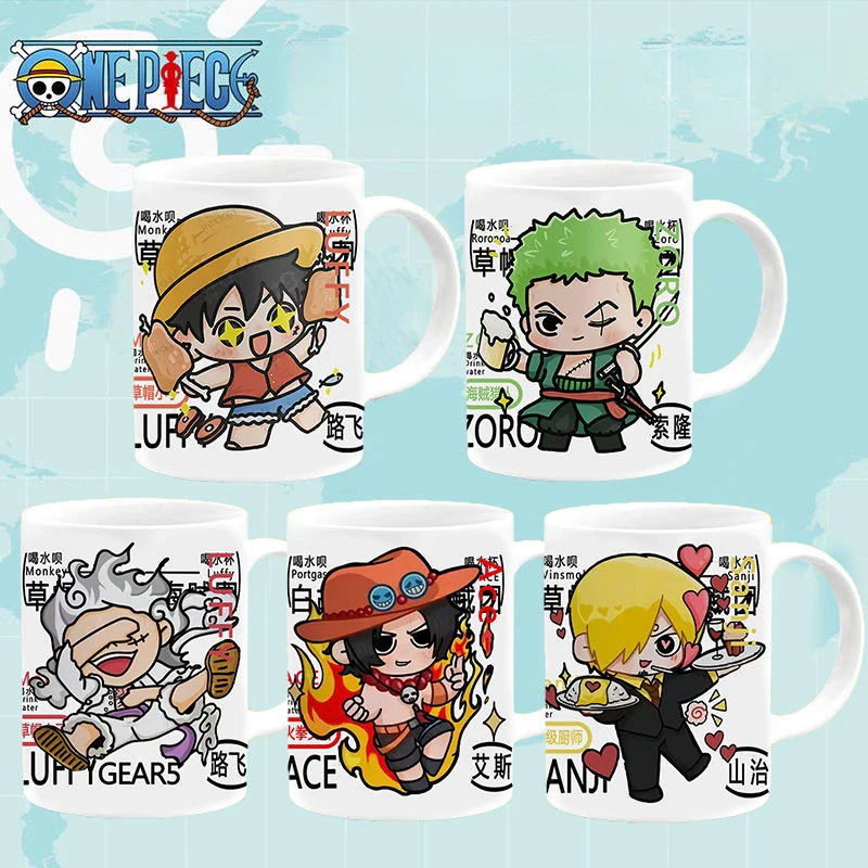 Bandai One Piece Peripheral Luffy Zoro Ace Fan Ceramic Anime Water Cup Birthday Gift Creative Mug Children's Birthday Gift
Bandai One Piece Peripheral Luffy Zoro Ace Fan Ceramic Anime Water Cup Birthday Gift Creative Mug Children's Birthday Gift