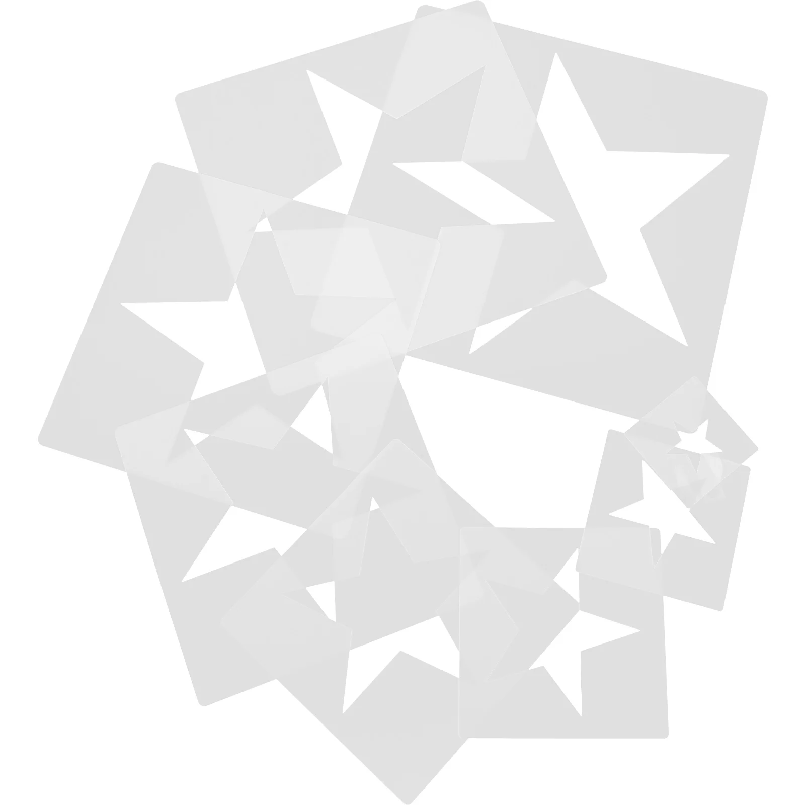 16pcs Pentagram Stencils Reusable Templates for Painting Drawing Supplies Craft Decor Star Template Geometric Walls Design
16pcs Pentagram Stencils Reusable Templates for Painting Drawing Supplies Craft Decor Star Template Geometric Walls Design