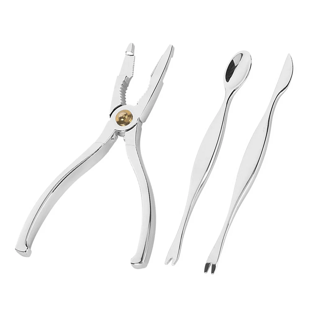 3 Pcs Crab Opener Peeling Supplies Opening Clamps Stauffers Cookies Tool Tools Lobster Eating Supply Cutlery Set Clip
3 Pcs Crab Opener Peeling Supplies Opening Clamps Stauffers Cookies Tool Tools Lobster Eating Supply Cutlery Set Clip
