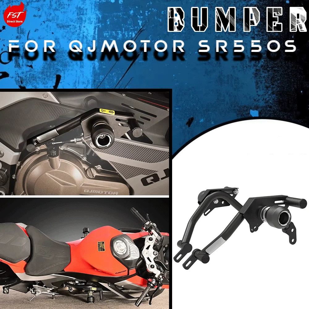 Fit for QJMOTOR Sai 550S Crash Bar, 421 Racing Bumper Anti-fall Sliders