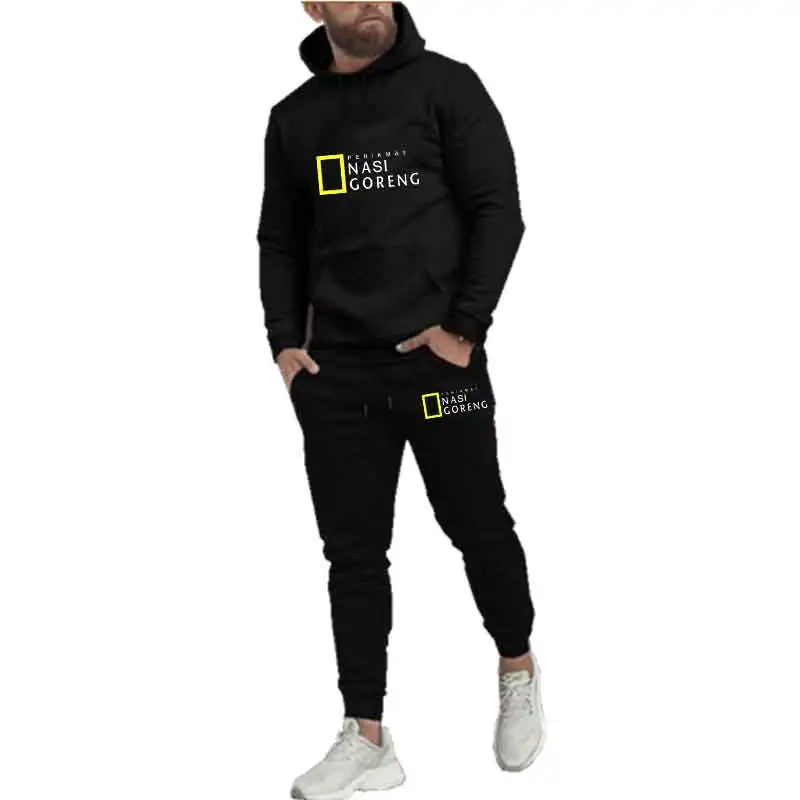 Autumn Men Gray Blue 2 Piece Tracksuit Printed Hoodie & Slim Pants Set Warm Casual Streetwear Sportswear Fitness Jogger Outfit
Autumn Men Gray Blue 2 Piece Tracksuit Printed Hoodie & Slim Pants Set Warm Casual Streetwear Sportswear Fitness Jogger Outfit