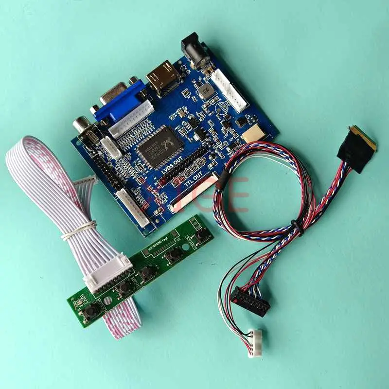 Плата драйвера контроллера для планшетов компьютеров, совместимых с HDMI, 15,6x1366, 40 контактов, для планшетов LP156WH3(TL) 2AV VGA LVDS
Плата драйвера контроллера для планшетов компьютеров, совместимых с HDMI, 15,6x1366, 40 контактов, для планшетов LP156WH3(TL) 2AV VGA LVDS