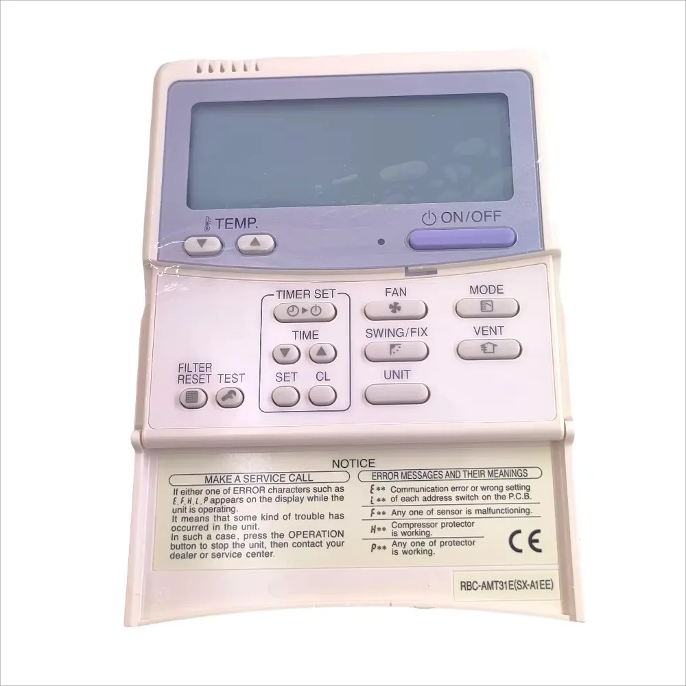 New for Toshiba Central Air Conditioning Control Panel Wired Controller RBC-AMT31E Wire Controller RBC-ASCU11-C
New for Toshiba Central Air Conditioning Control Panel Wired Controller RBC-AMT31E Wire Controller RBC-ASCU11-C