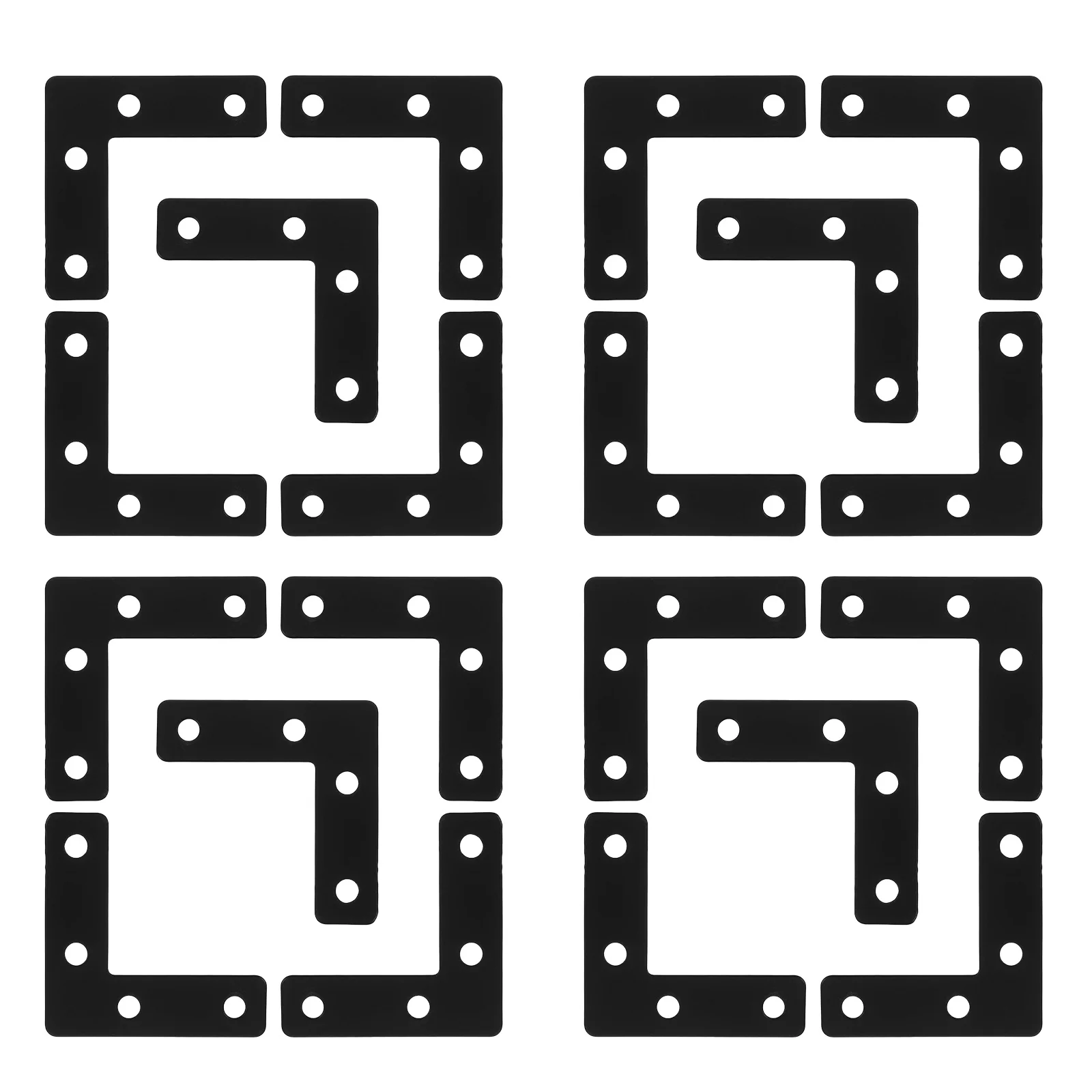 20Pcs Black Finish L Bracket Metal Corner Reinforcement Plate Furniture Woodworking Project Fix Support Hardware
20Pcs Black Finish L Bracket Metal Corner Reinforcement Plate Furniture Woodworking Project Fix Support Hardware