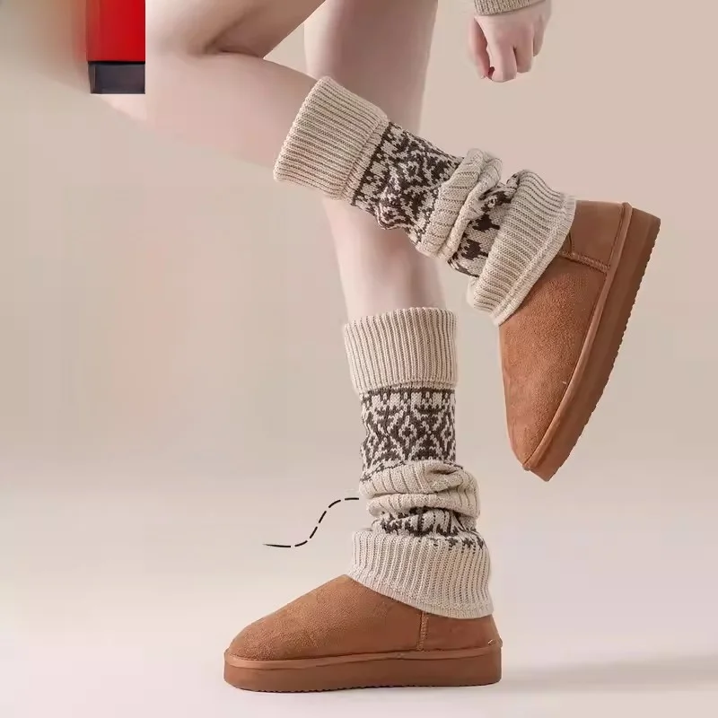 Thi Winter Leg Warmers Women's Warm Boot Sos Snow Boots Accories Calf Length Sos Retro Chunky Knit Leggings
Thi Winter Leg Warmers Women's Warm Boot Sos Snow Boots Accories Calf Length Sos Retro Chunky Knit Leggings