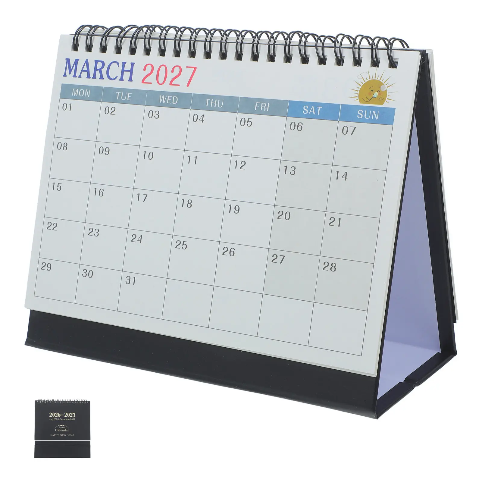 Twin Wire Desk Calendar 2026-2027 Minimalist Standing Flip Monthly Planner July 2026 to December 2027 Holiday Schedule Organizer
Twin Wire Desk Calendar 2026-2027 Minimalist Standing Flip Monthly Planner July 2026 to December 2027 Holiday Schedule Organizer